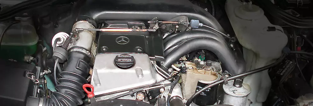 Motore Mercedes OM605 sotto il cofano